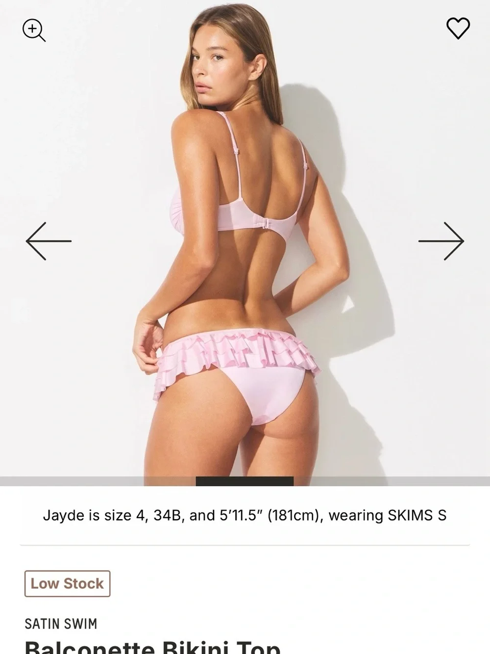 SKIMS Balconette Bikini Top